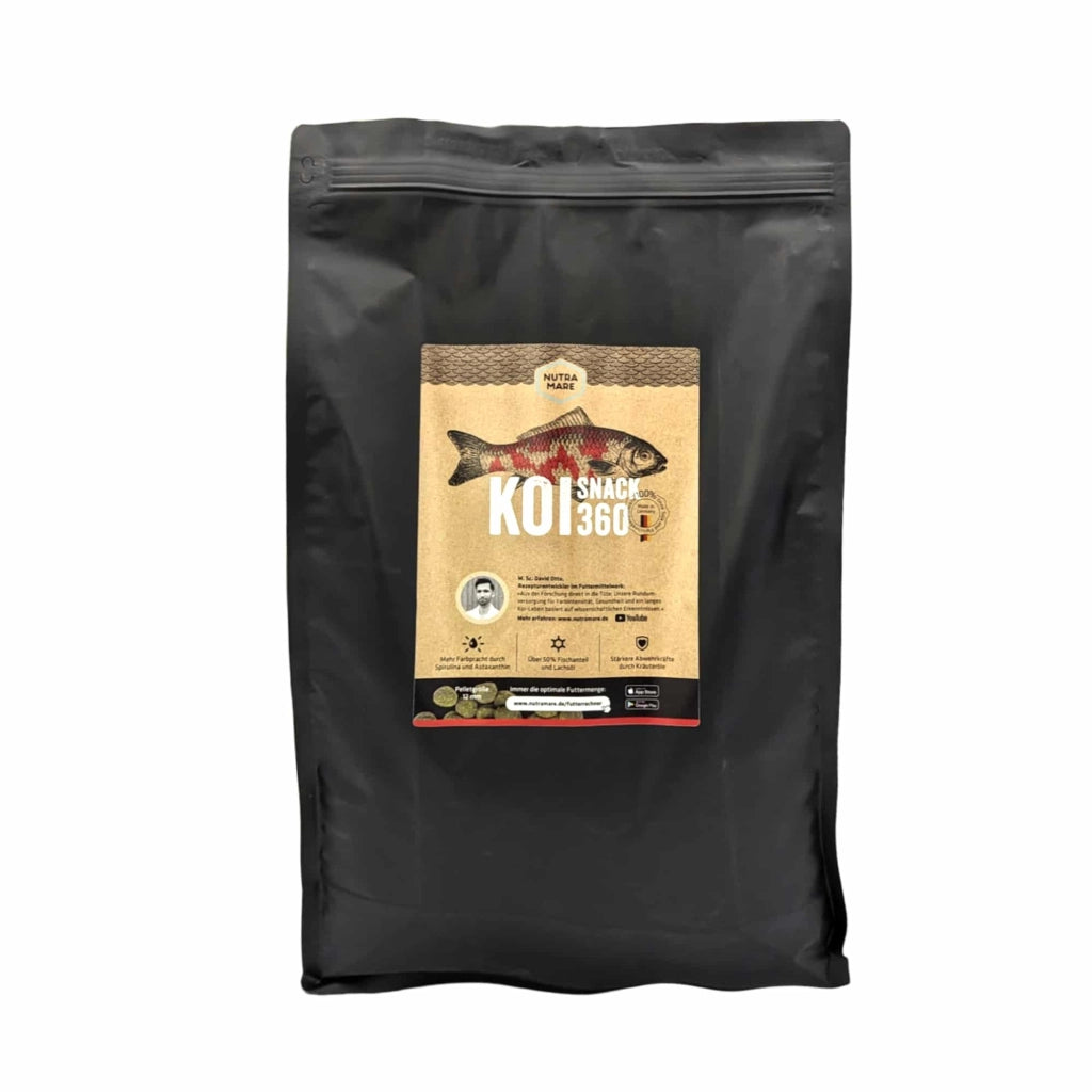 Nutramare Koi360 Snack Chips Ø2,5mm 4,5kg - leccornie Premium affondanti per carpe