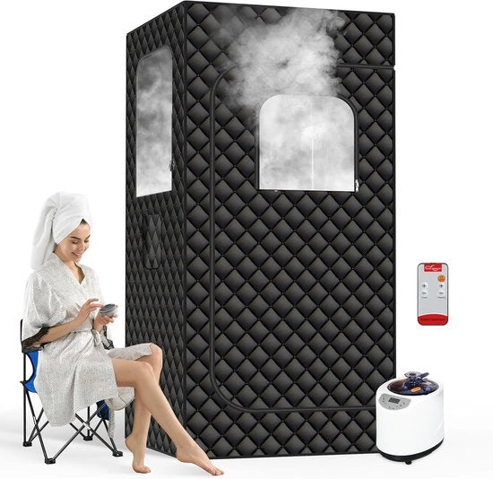 Sauna a vapore portatile per la spa in casa - Grande spazio 3L 1200W con telecomando