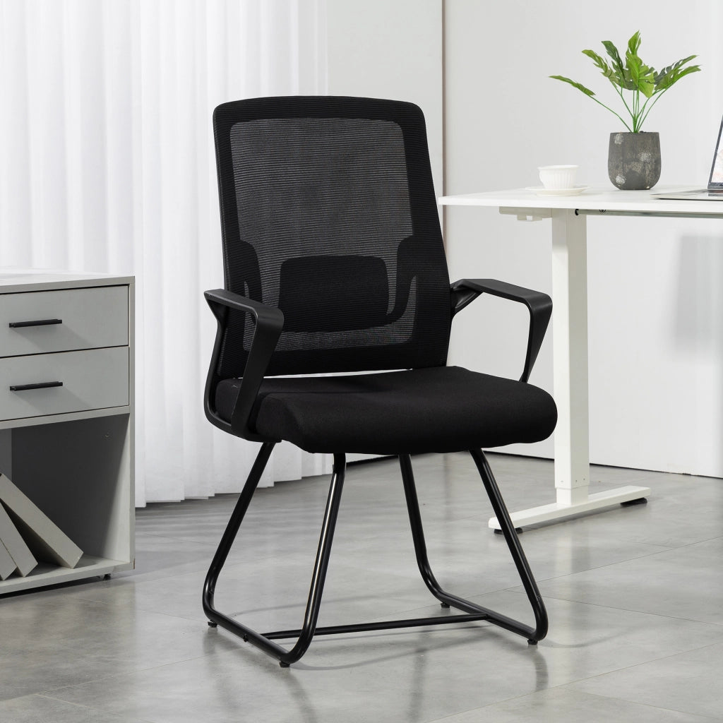 Sedia da Ufficio Ergonomica con Braccioli ¨C Minimal ¨C Nero