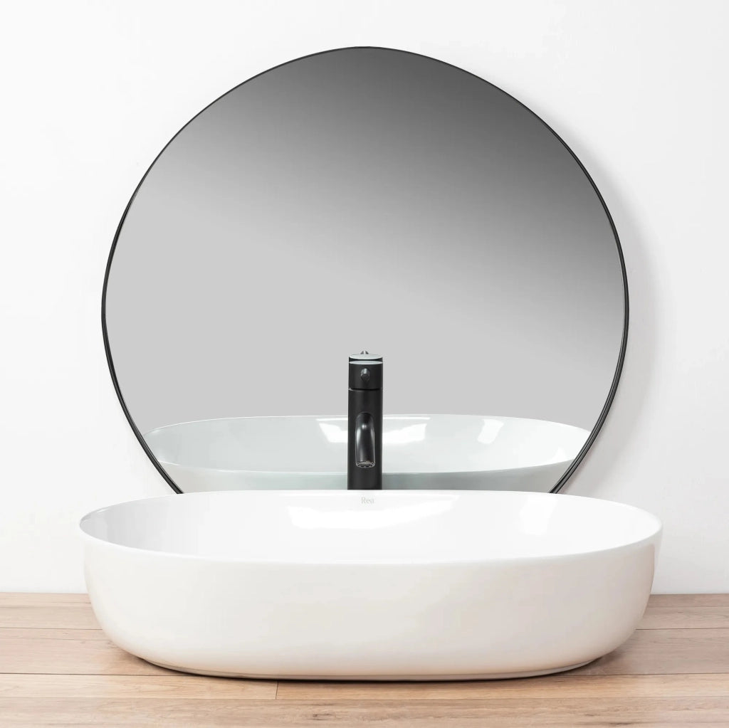 Lavabo Da Appoggio In Ceramica Cleo White-rea