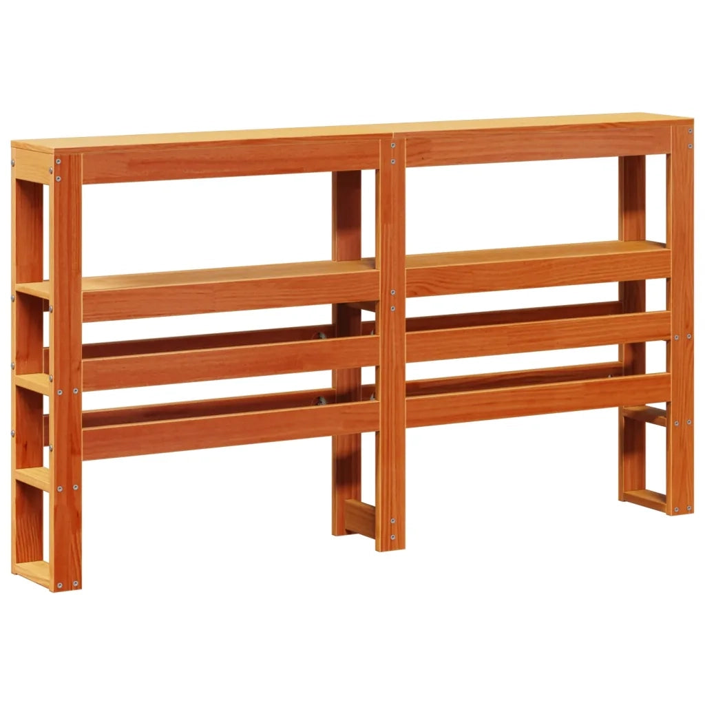 Letto senza Materasso-Struttura Letto Marrone Cera 120x190 cm in Legno di Pino 114851