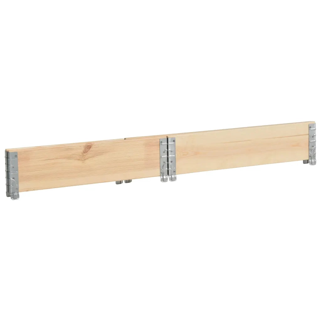 Collare per Pallet 100x100 cm in Legno Massello di Pino 310056