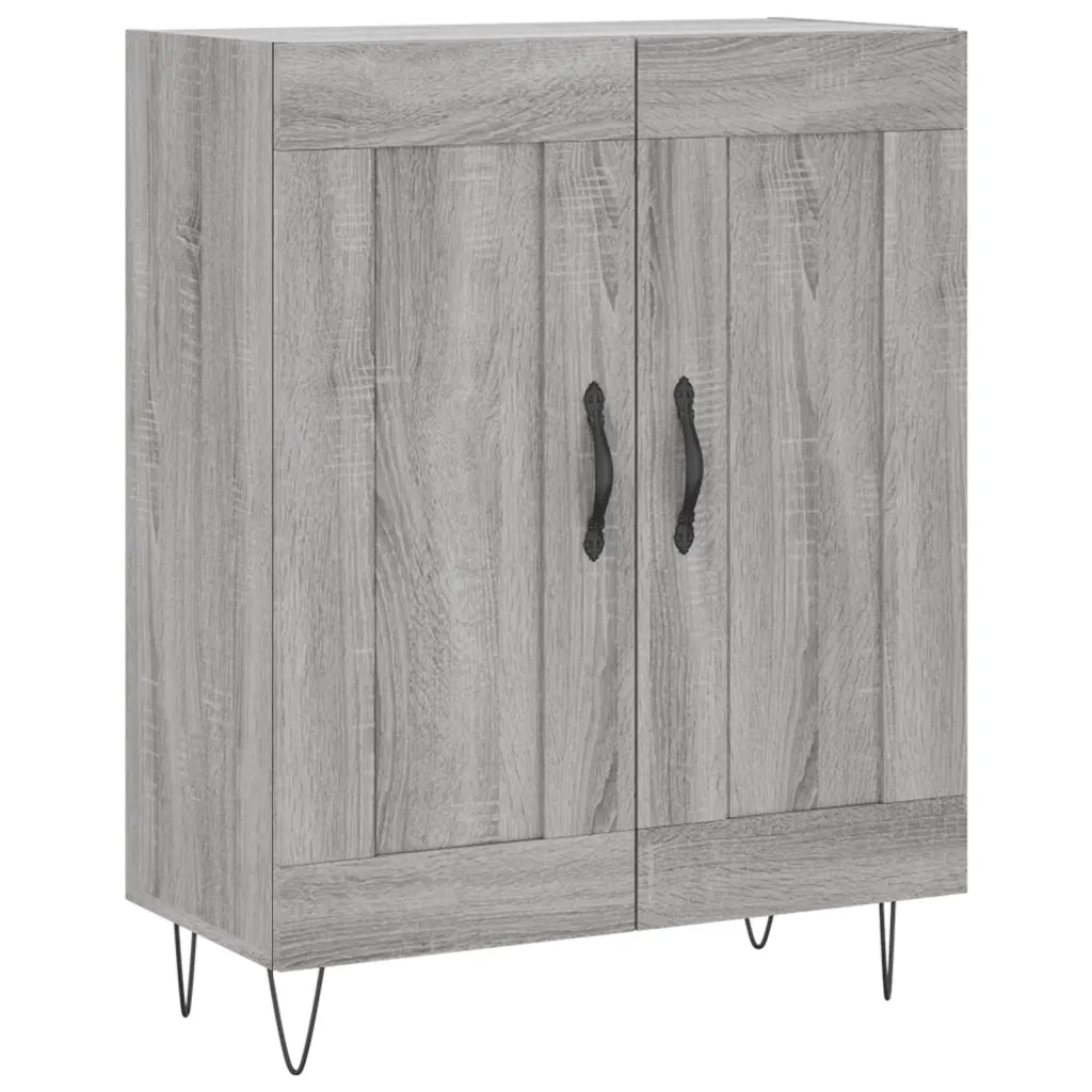Credenza | Madia | Buffet da pranzo | Armadio da pranzo Grigio Sonoma 69,5x34x180 cm in Legno Multistrato