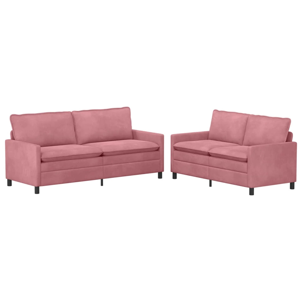 Set di divani 2 pcs Rosa Velluto 3417148