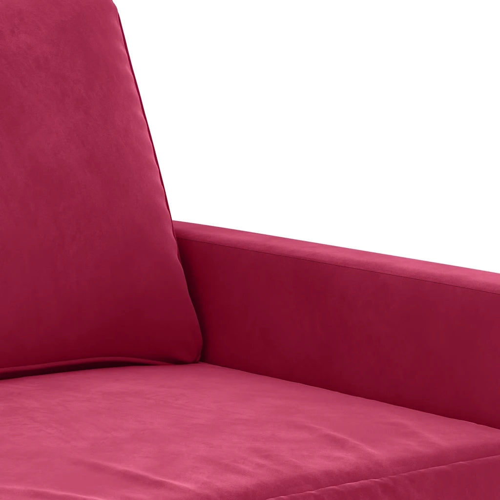 Poltrona | Sedia Relax Rosso Vino 60 cm Velluto