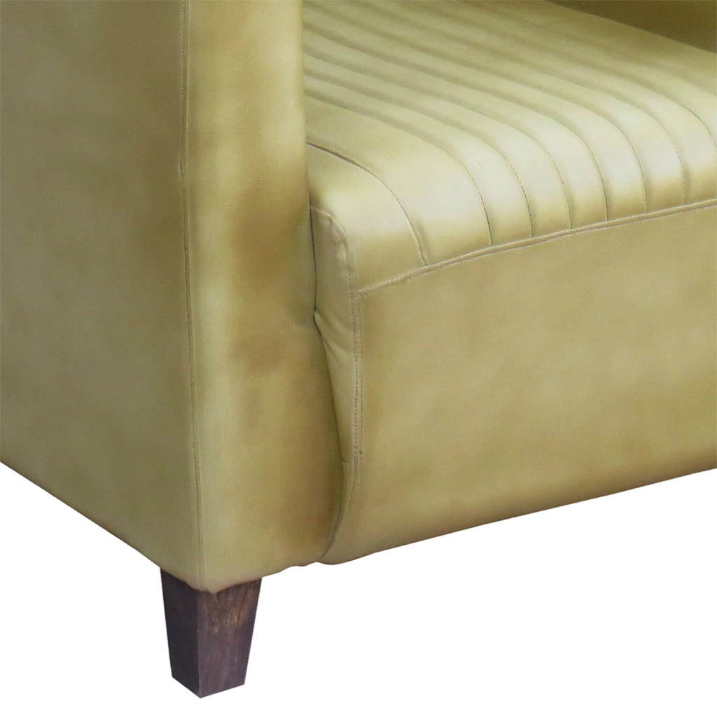 Poltrona in similpelle bianca 80x70x70h