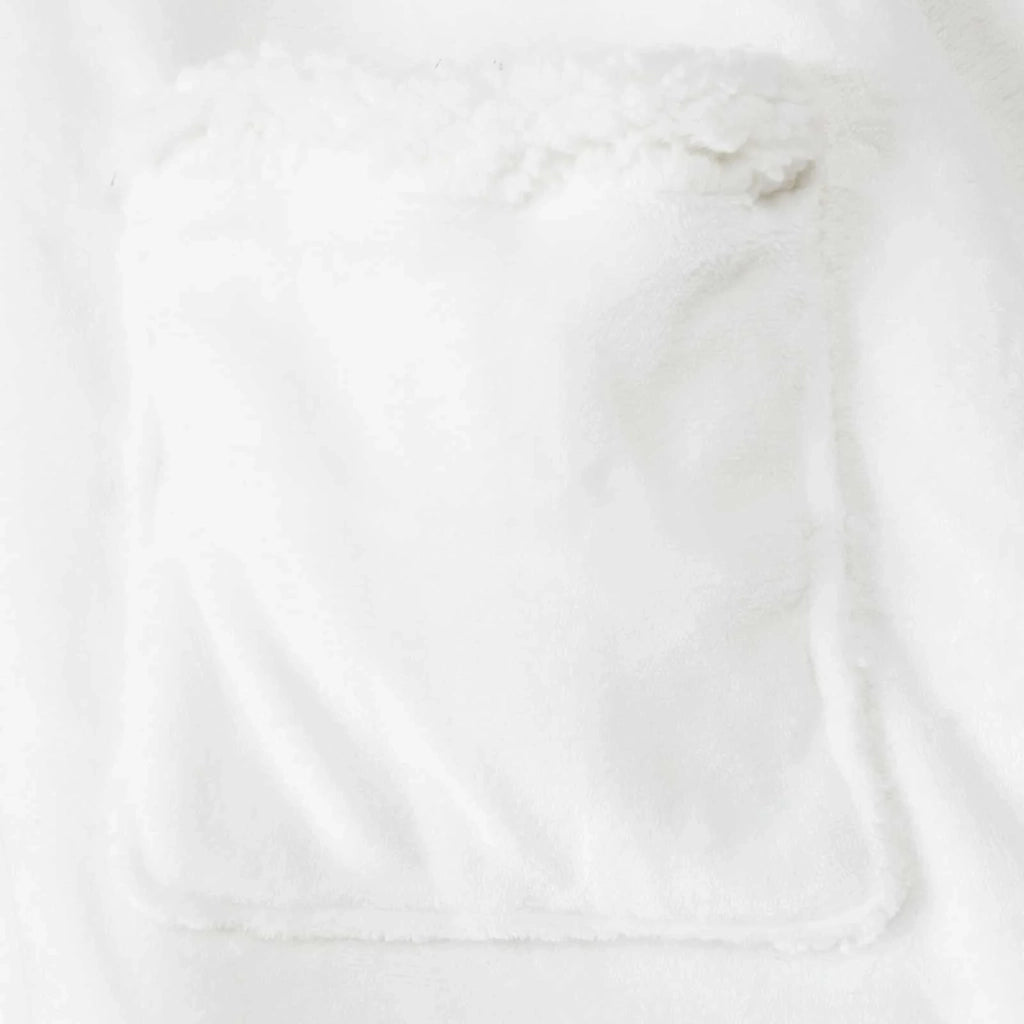Felpa coperta Bianco M Pile e Flanella 42017205