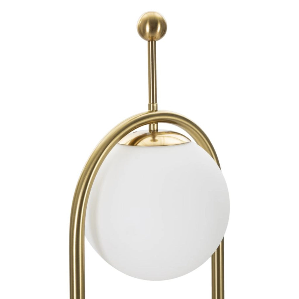 Lampada da Terra VKH206, Bianco, Metallo, 28x28x168 cm