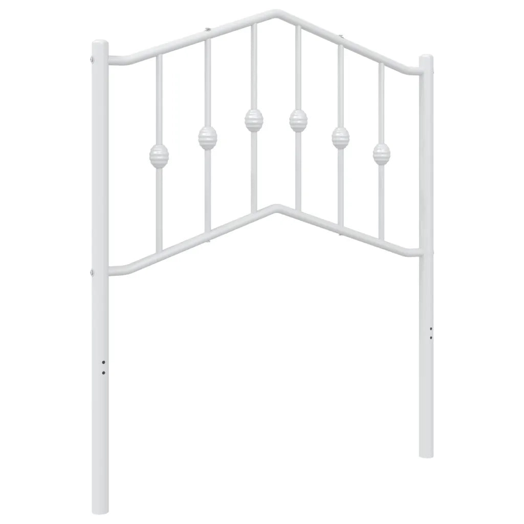 Testiera di Ricambio in Metallo Bianco 75 cm 373864