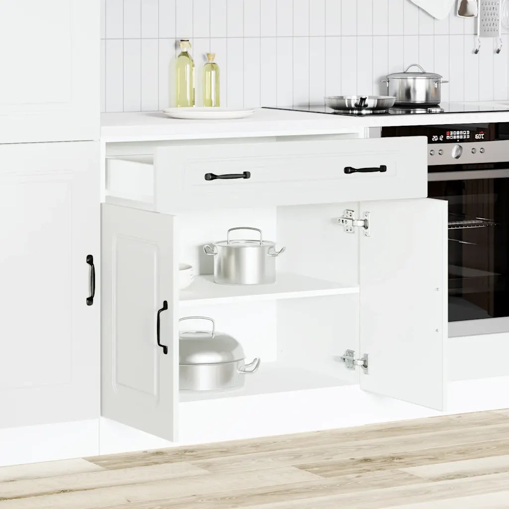 Pensile da cucina | Base da Cucina Kalmar Bianco in Legno Multistrato