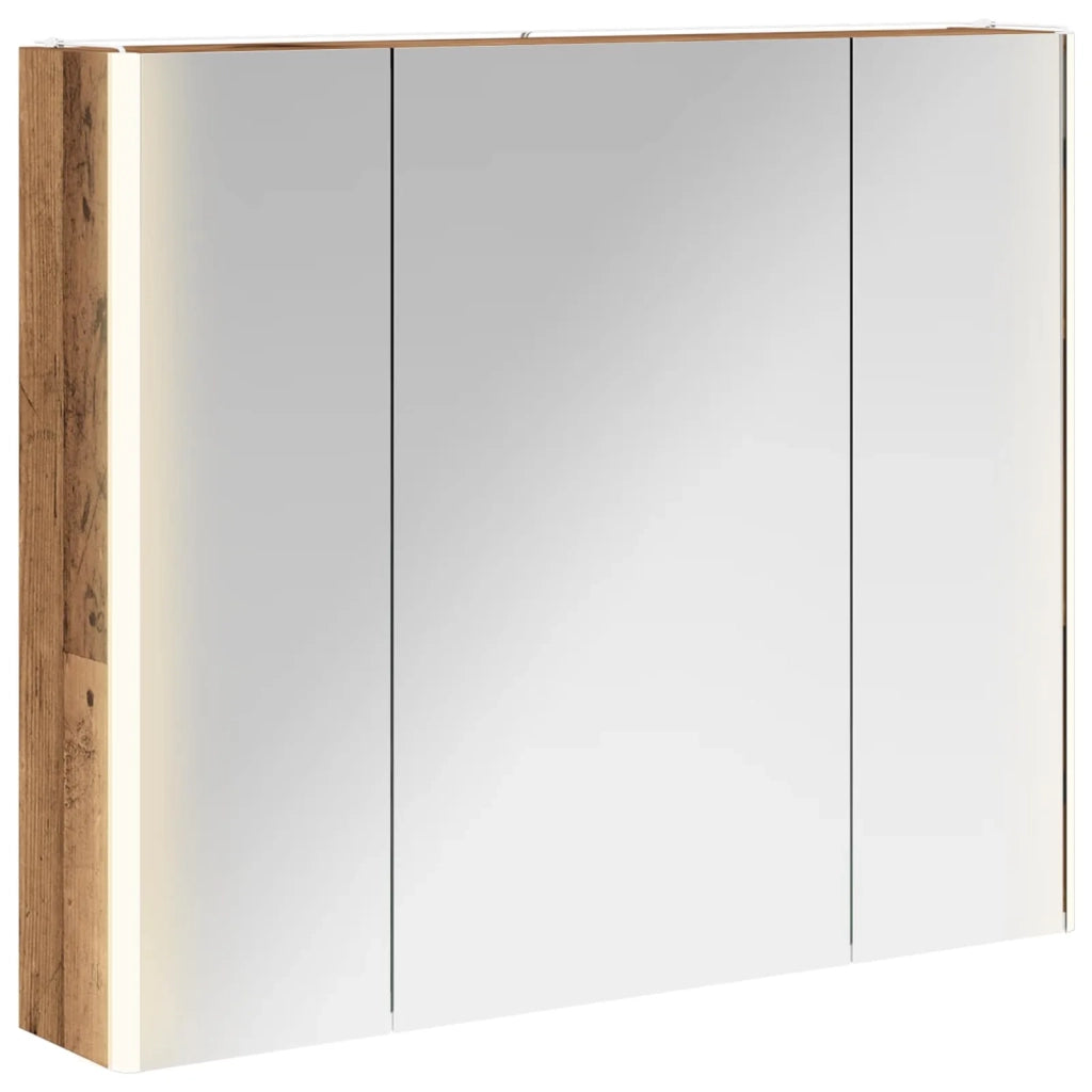 Mobiletto per specchio da bagno Legno vecchio 889269