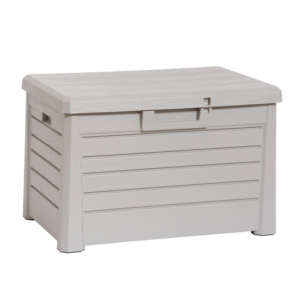 Baule da Esterno e Interno Compact Box Florida 120 Litri con Seduta Effetto