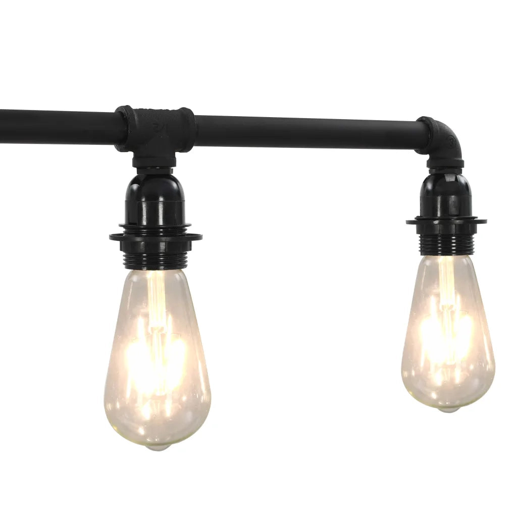 Lampadario Nero per 5 Lampadine E27 281629