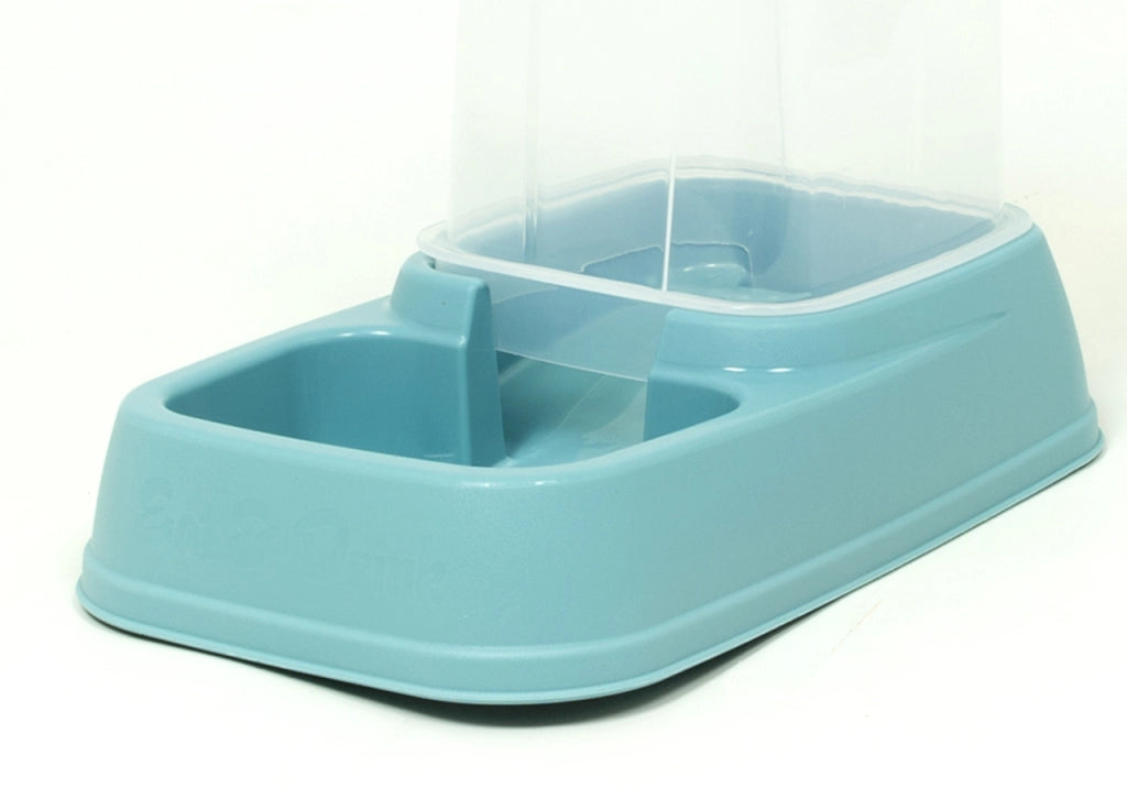Dispenser Cibo/Acqua 3,7L Per Animali Modello 700085 Colore Azzurro