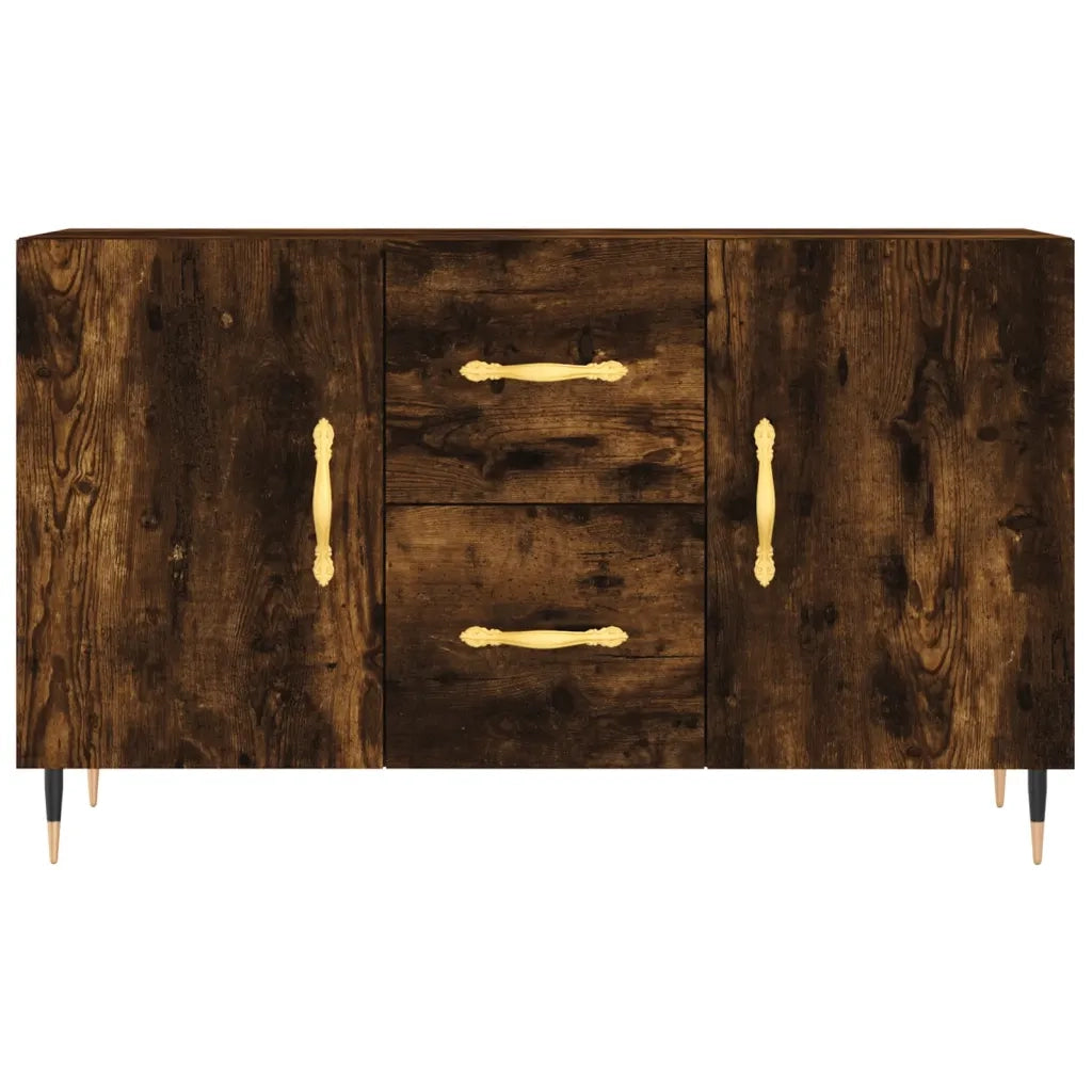 Credenza-Buffet-Armadio da cucina Rovere Fumo 100x36x60 cm in Legno Multistrato 996869