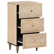 Credenza-Buffet-Armadio da cucina 40x33x75 cm in Legno Massello di Mango 581544