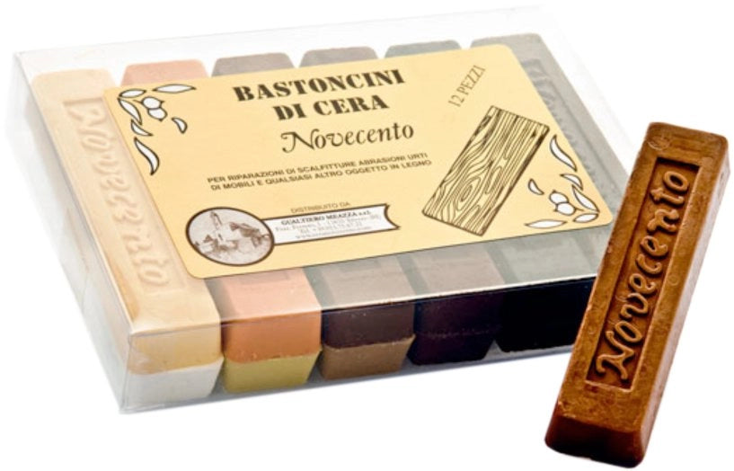 STICK CERA 30 gr - Mogano - 12 pezzi- CERA NOVECENTO