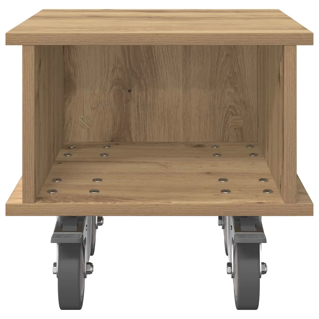 Supporto TV-Credenza per TV-Mobile TV Rovere artigianale 37 x 35 x 35 cm