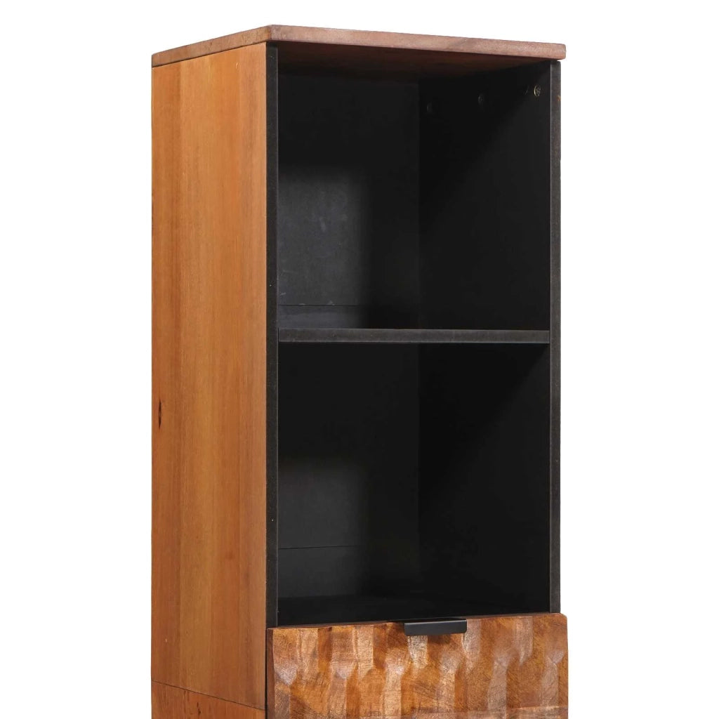 Mobile da Bagno | Armadio da bagno con lo scaffale Marrone 38 x 33 x 160 cm