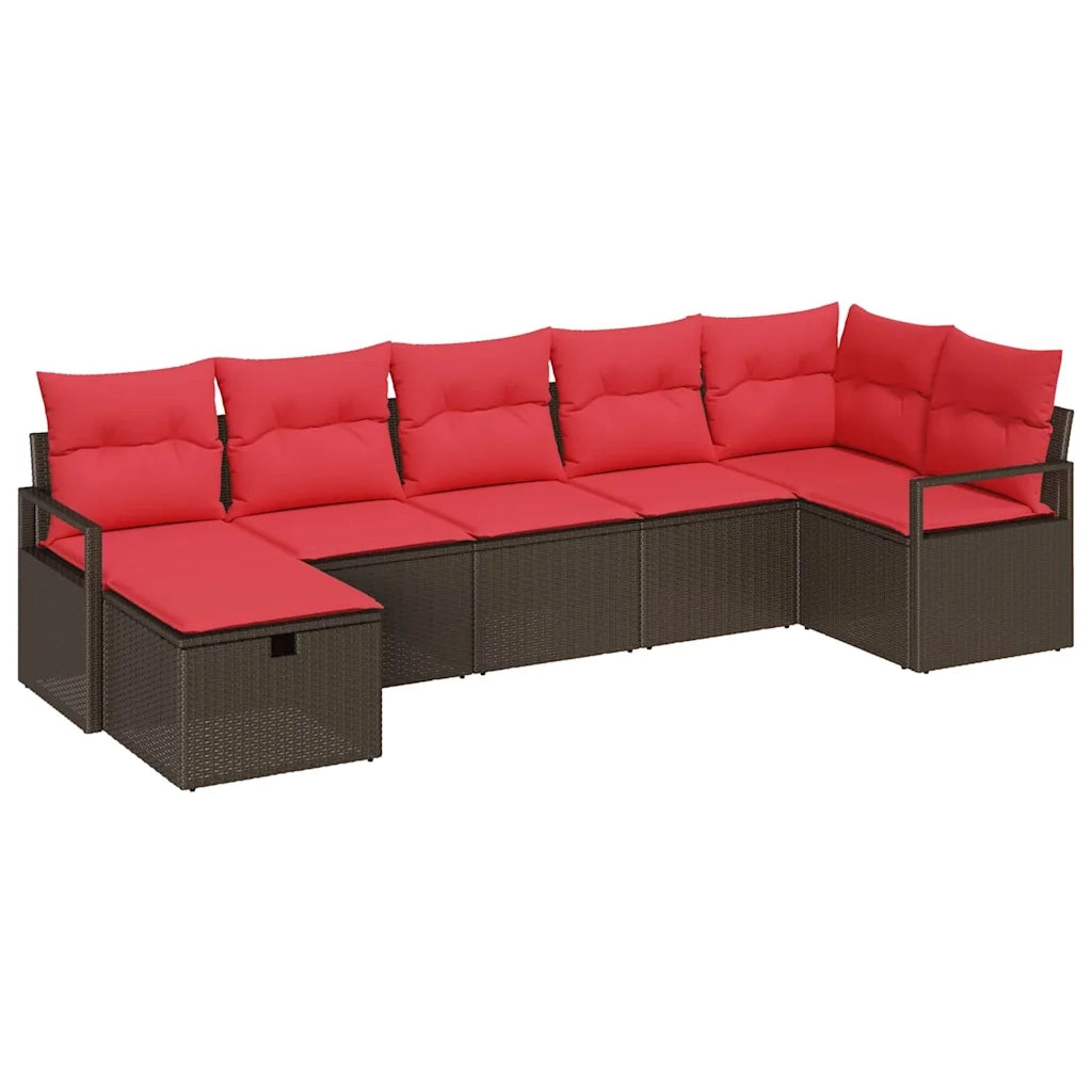 Set di divani con cuscino 4 pcs polyrattan 3360535