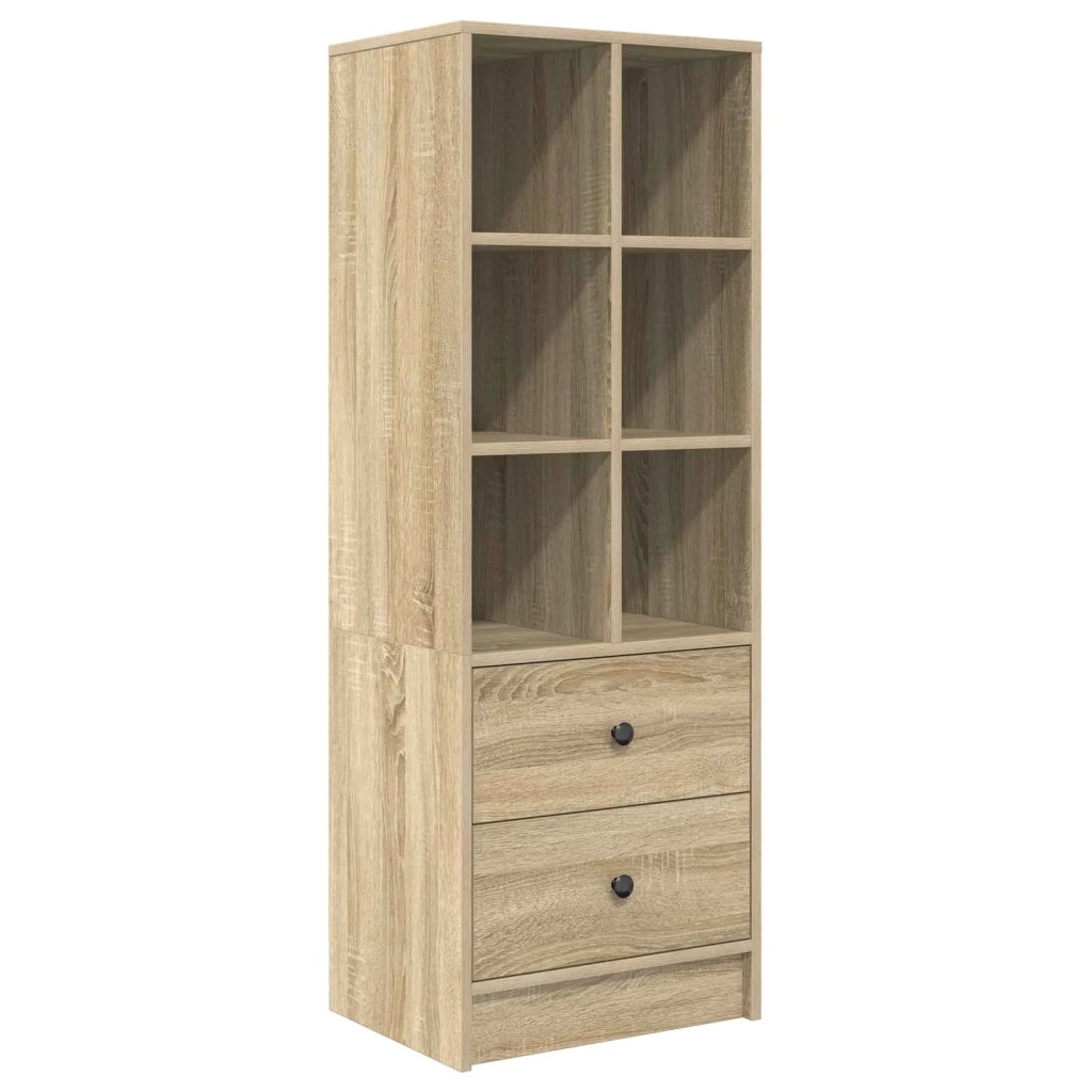 Scrivania con cassetto con lo scaffale 2 pcs Rovere Sonoma 3337315
