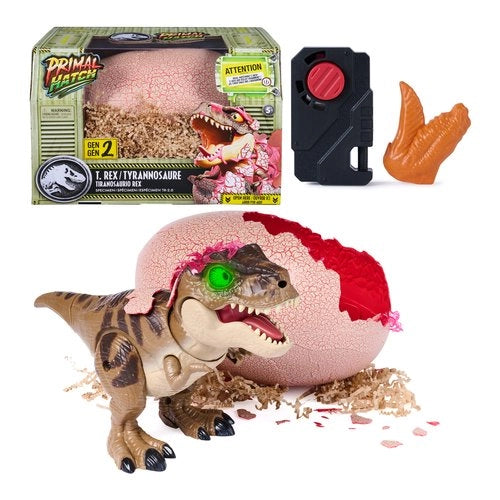 Animale interattivo spin master 6076597 primal hatch dinosauro interat