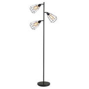 Lampada da terra industriale ¨C Minimal ¨C 3 luci, nero