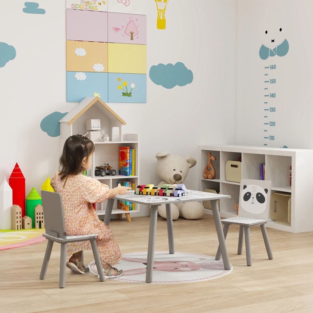 Tavolo e sedie per bambini ¨C Minimal ¨C grigio
