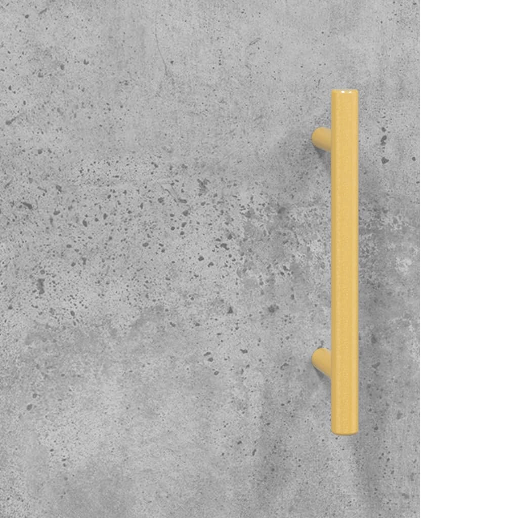 Buffet credenza cassettiera mobiletto mobile contenitore organizer cucina soggiorno salotto alto 69,5 x 31 x 115 cm legno ingegnerizzato grigio 02_0034465
