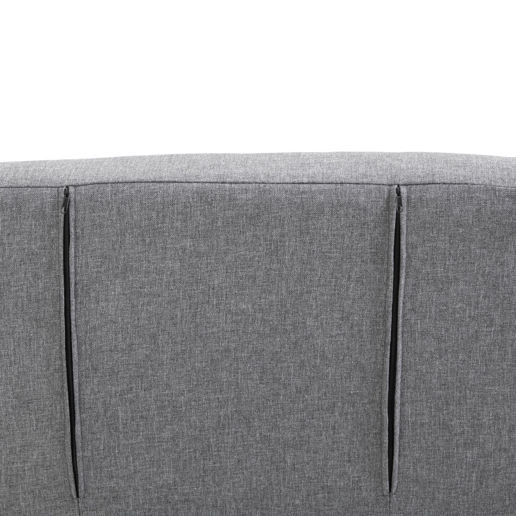 Poltrona Relax Sedia a Sdraio con Funzione Letto ¨C Minimal ¨C Grigio 65x69x80 cm
