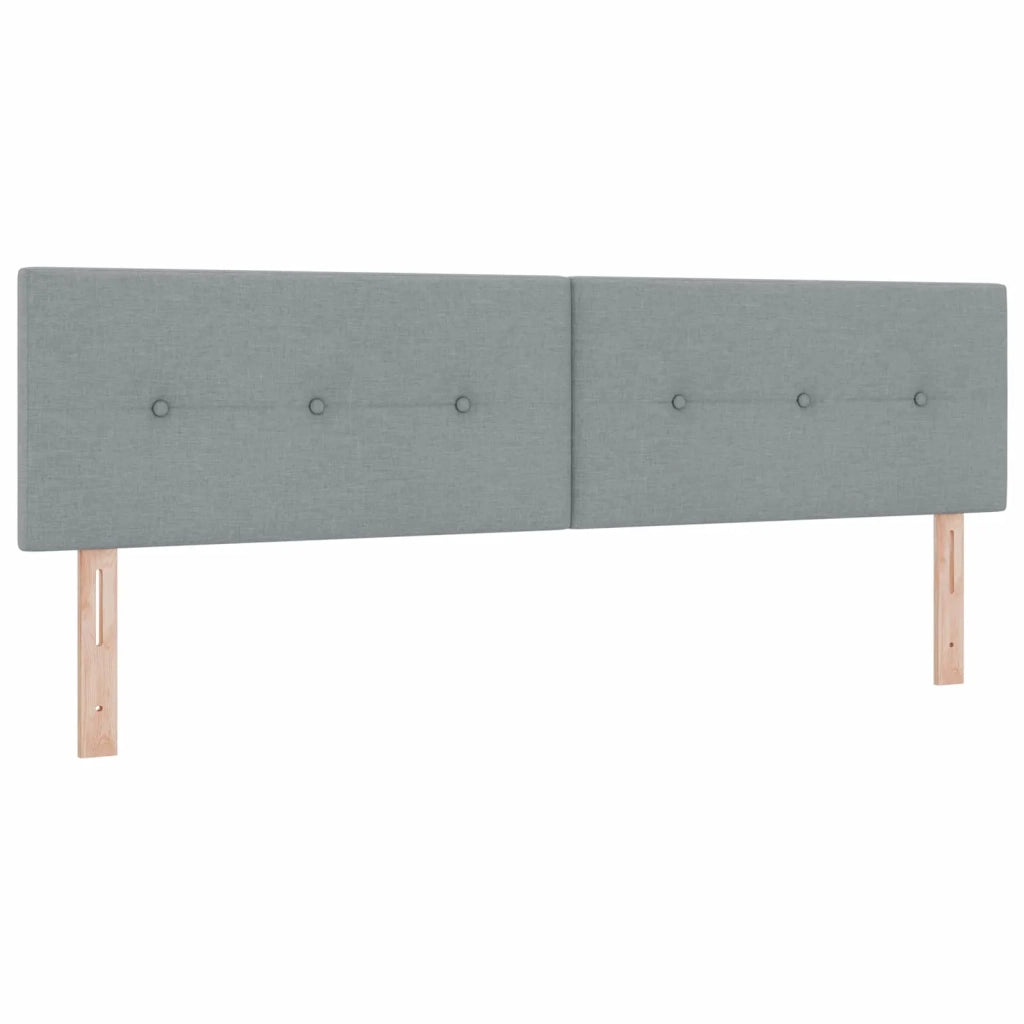 Letto box spring con materasso Grigio Chiaro 180 x 200 cm 3452478