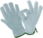 GUANTI IN PELLE BOVINO DORSO IN CROSTA  tg. 9 10.00 paia