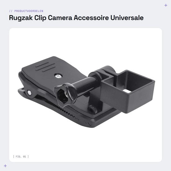 Adattatore Clip per Azione - Cassetta di Montaggio - Adattatore per Caso - Estensioni per Accessori da Portare