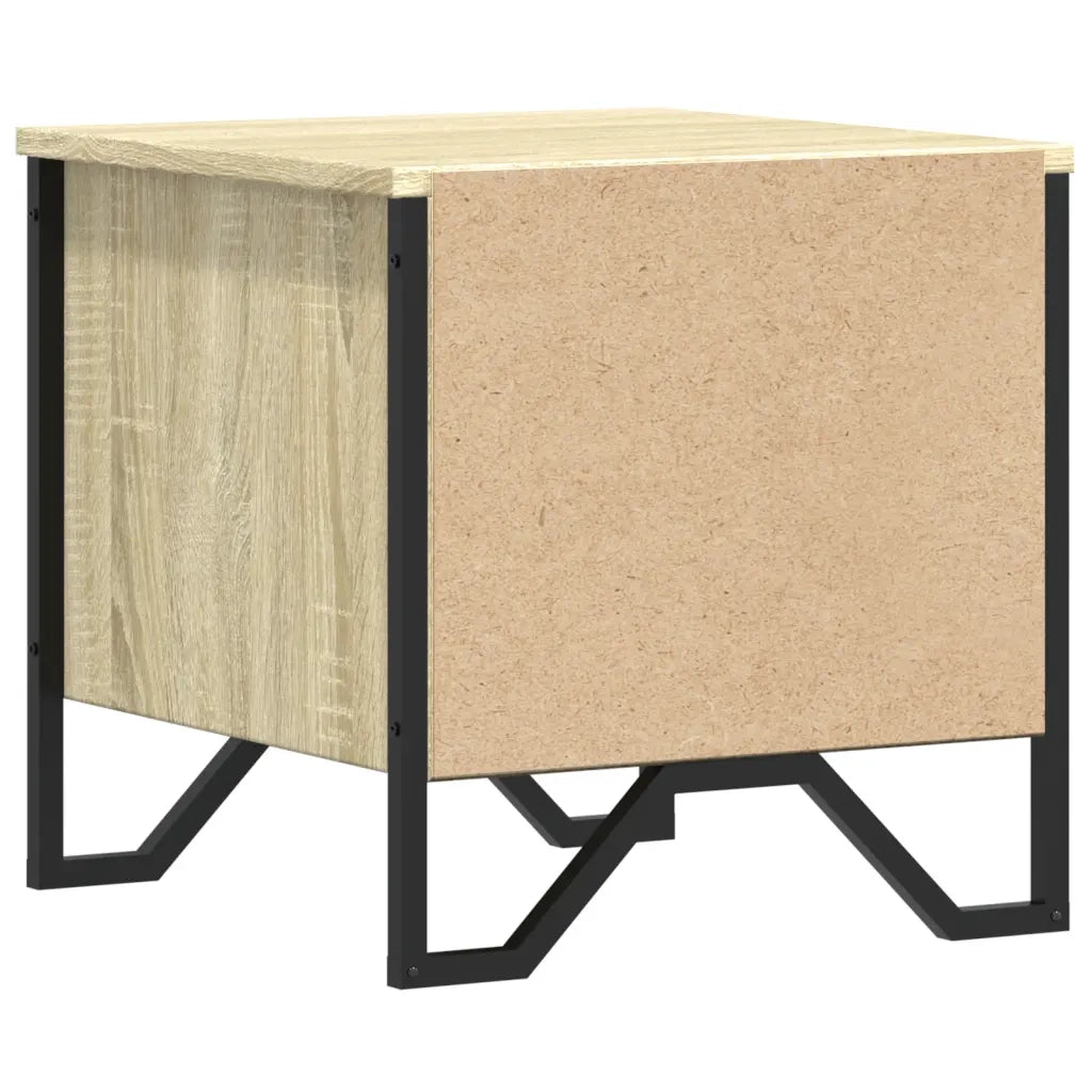 Comodini 2 pz-Set di 2 Tavolino da notte Rovere Sonoma 40x41x40 cm in Legno Multistrato