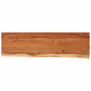 Piano Tavolo | Mensola a Muro 90x30x2,5cm Rettangolare Legno Acacia Bordi Vivi