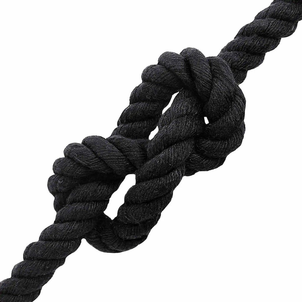 Corda di Cotone 20 mm 25 m Nero 100% Cotone 42011824