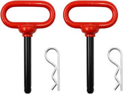 Trekhaak Pin con Clip - Trattore - Carrozza - Auto - Camion - Furgone - Moto - ATV - Trattore Agricolo - 1/2 x 4 pollici - 1/2 x 3-5/8 pollici
