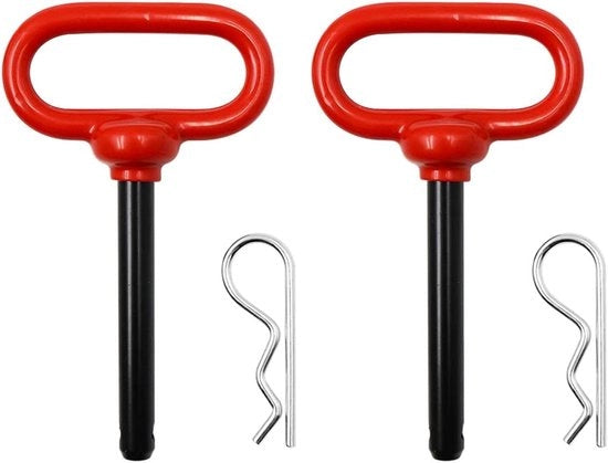 Trekhaak Pin con Clip - Trattore - Carrozza - Auto - Camion - Furgone - Moto - ATV - Trattore Agricolo - 1/2 x 4 pollici - 1/2 x 3-5/8 pollici