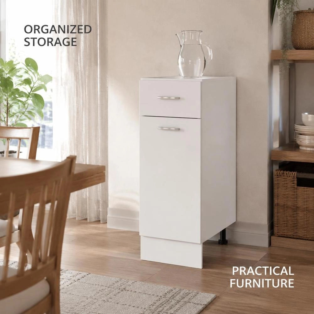 Drawer Unit Lyon White 30x46x81.5 Cm Wood-based Material