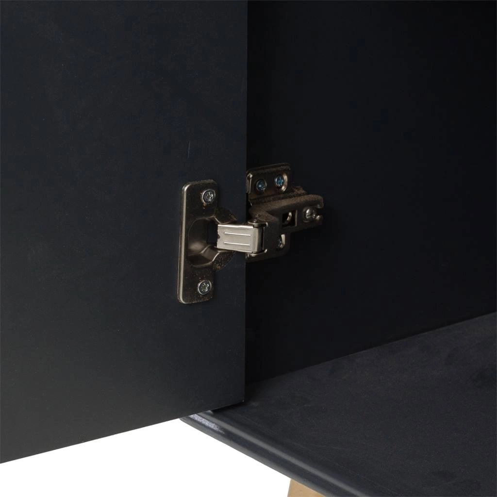 Mobile da ingresso in legno e metallo 75x37x84,5