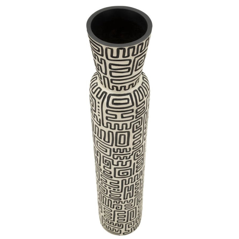 Vaso Resina Nairobi cm ø 16x86 (apertura cm ø 12,5)
