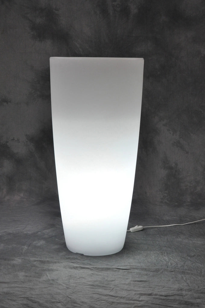 VASO STILO ROUND BRIGHT D 40X90CM LUCE BIANCA