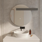 Specchio led rotondo 80cm luce calda, fredda, neutra anti-appannamento | Kaus