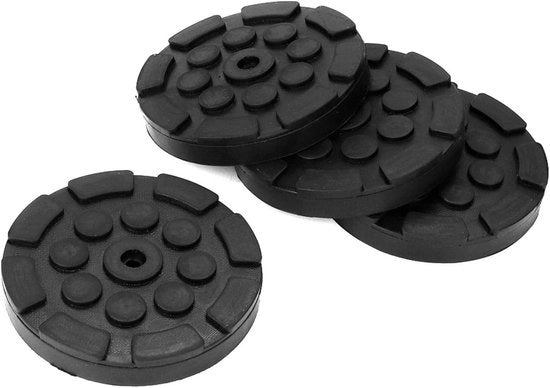 Set di 4 Pannelli di Elevazione per Auto con Illuminazione Verde - Pannelli di Elevazione per Auto con Armatura Ronde - Accessori di Elevazione per Auto con Protezione di Sicurezza