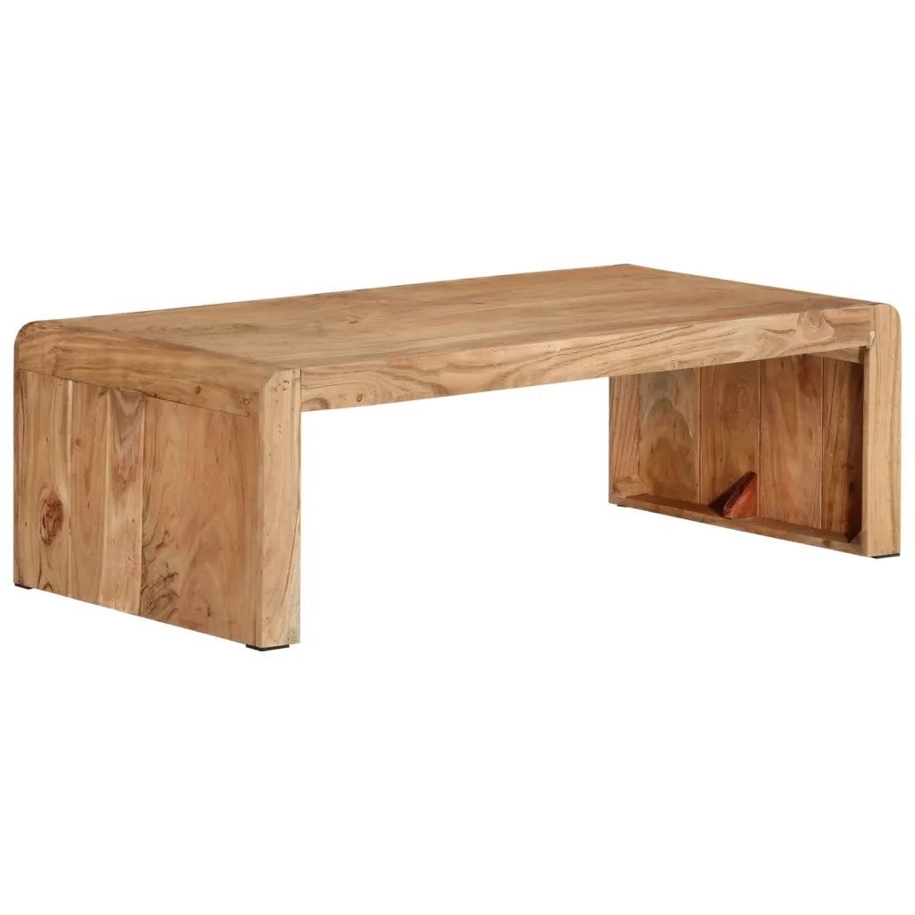 Tavolino da Salotto 110x55x35 cm in Legno Massello di Acacia 351649