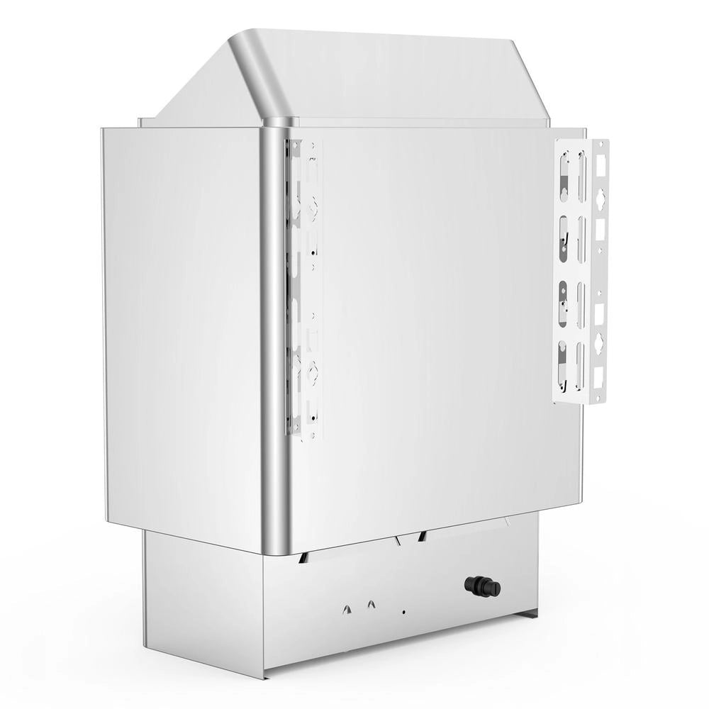 Stufa Elettrica Sauna 9KW Secco 380-415V Controllore Interno Acciaio Inox Domestica Spa 9-13m³ Pietra Non Inclusa