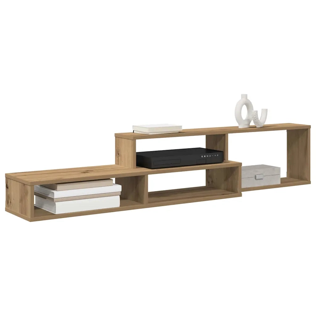 Supporto per TV aparete-Mensole a Muro 150x25x28,5cm Legno multistrato 347609
