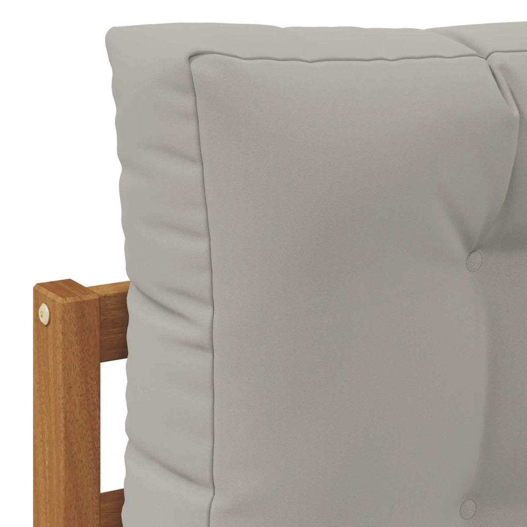 Set di divani da esterno 6 pcs Grigio Naturale e Chiaro 3374021