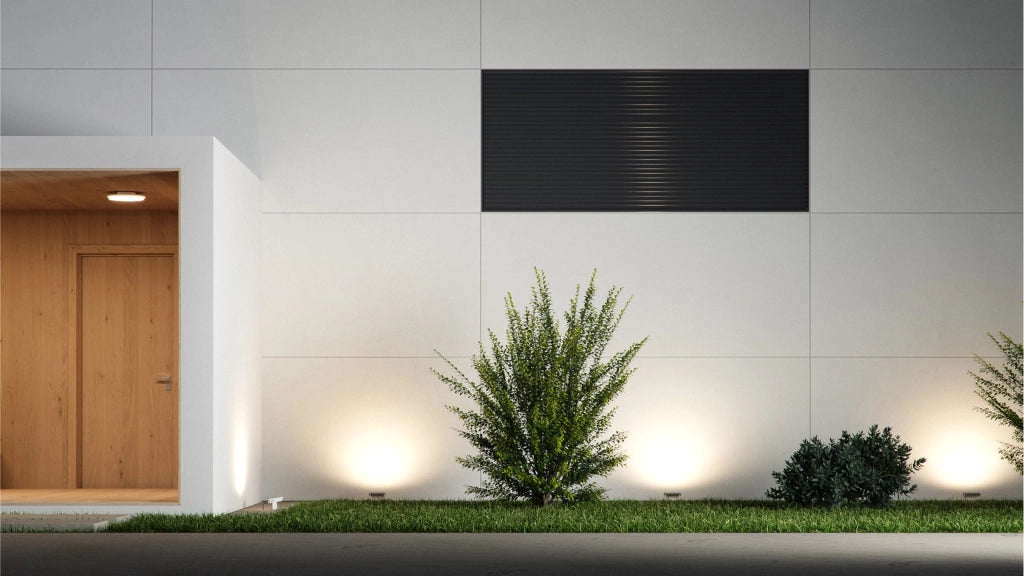 Proiettore LED da esterno Sky 30W con tecnologia Switch CCT 3000K/4000K/5000K, fascio 115º, finitura Nero Opaco - Beneito & Faure