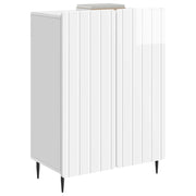 Credenza | Madia | Buffet da pranzo | Armadio da pranzo Bianco Lucido 66 x 34,5 x 92 cm Legno ingegnerizzato